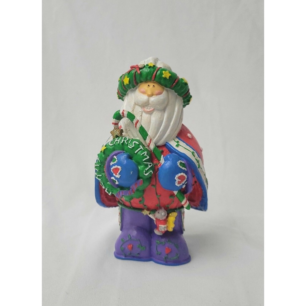 Sue Dreamer Christmas Follies Hand Painted‎ "Silly Santa" in Box Vintage 1995